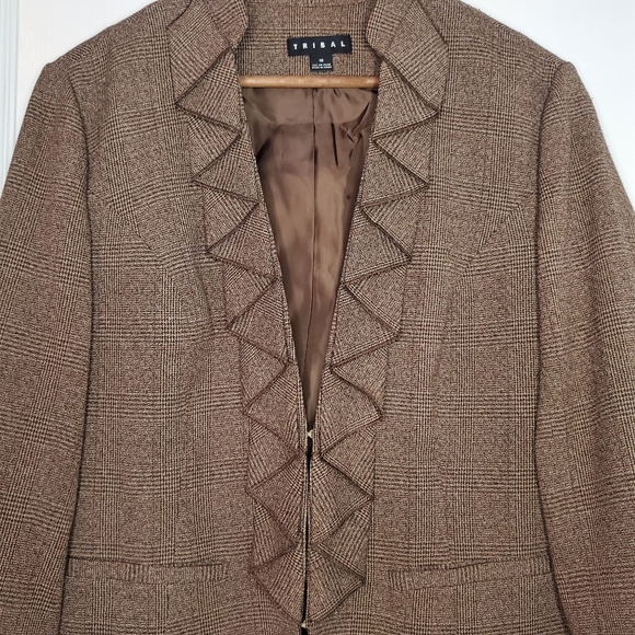 Tribal Blazer – Size 10 – Brown - Picture 2 of 5